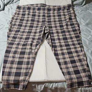 Torrid Checkered Chinos - Black and Cream
